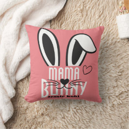 Mama Bunny Oster Elegante niedliche Familie Kissen