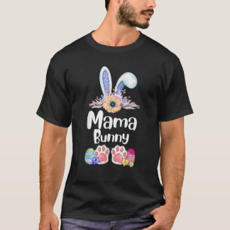 Mama Bunny Ostertag Matching Family Osterfest Mama T-Shirt