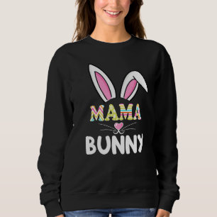 Mama Bunny Outfit Matching Familie Osternmutter Da Sweatshirt