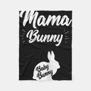 Mama Bunny Shirt Schwangere Frauen erwarten Ankünd Fleecedecke