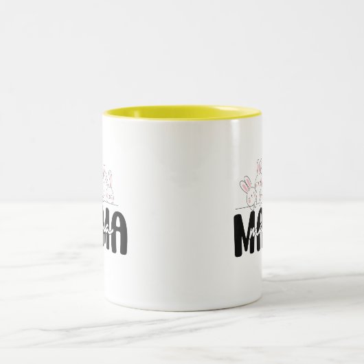 Mama Bunny Tasse - Niedliches Familienrabbit-Gesch (Mittel)