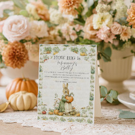 Mama Bunny und Kürbis Baby Dusche Ratgeber Spiel