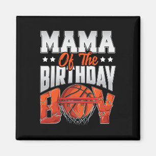 Mama Bysketbyll Birthday Boy Family Byller B-Tag P Magnet