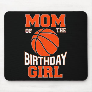 Mama Bysketbyll Birthday Girl Family Byller B-Tag  Mousepad