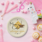 Mama Café immer geöffnet Pappteller (Party)