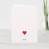 Mama Card Foto Welpenhund Karte (Rückseite)