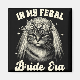 Mama Cat Bridal Hochzeit in meiner Freizeit Magnet