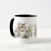 Mama Cat mit Kitten Tasse (Vorderseite Links)