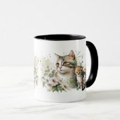 Mama Cat mit Kitten Tasse (VorderseiteRechts)