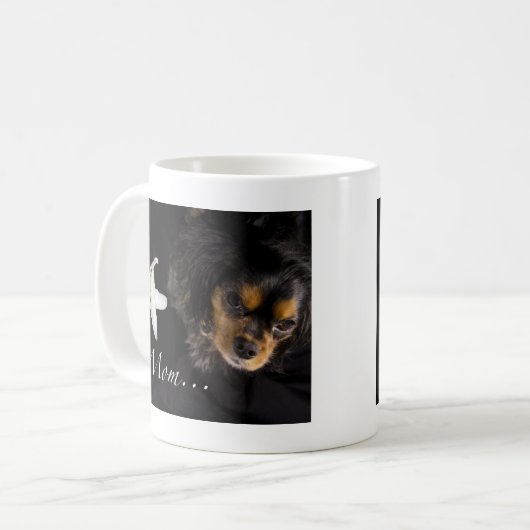 Mama... Cavalier King Charles Spaniel Tasse (Vorderseite Links)