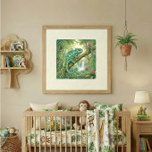 Mama Chamäleon und Babys Kinderzimmer Poster