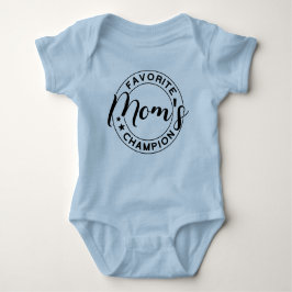 Mama Champion Blue Baby Strampler