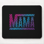 Mama Checkered Mommy New Mom Happy Mothers Day Mom Mousepad (Vorne)