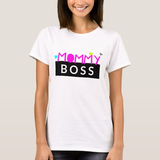 Mama-Chef-lila Typografie T-Shirt (Vorderseite)