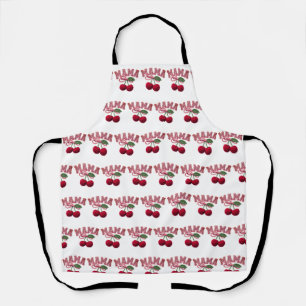 Mama Cherry Apron – Lustige Küchenschürze für Mama Schürze