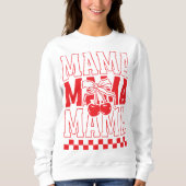 Mama Cherry Coquette Muttertag Sweatshirt (Vorderseite)