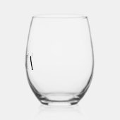 Mama | Chic Boho Lettering & Floral Weinglas Ohne Stiel (Links)