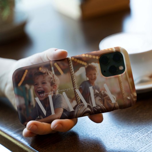 Mama | Chic Boho Lettering & Foto Case-Mate iPhone Hülle