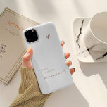 Mama | Chic Boho Script and Heart with Kids Names Case-Mate iPhone Hülle<br><div class="desc">Dieses stilvolle Boho Terracotta-Handy-Gehäuse zeichnet sich durch eine moderne Schrift-Typografie aus,  die "Mama" sagt,  mit einem schicken,  in einem weißen Hintergrund geschriebenen Herz. Einfach eleganter Text zeigt die Namen Ihrer Kinder an. Das perfekte Muttertagsgeschenk für deine Lieblingsmutter!</div>