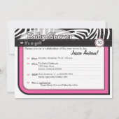 Mama Chic Einladung (Rückseite)