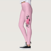 Mama Chic Pink Vintage Blume Leggings (Links)