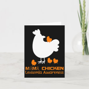 Mama Chicken Aml Leukemia Bewusstsein Karte