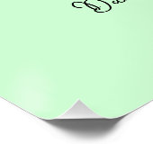 Mama & Child Book Nook. Bearbeiten von Namen und T Poster (Ecke)