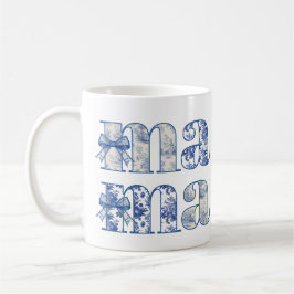 Mama Chinoiserie Coquette Bow Muttertag Kaffeetasse