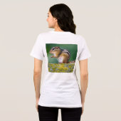 Mama Chipmunk Tri-Blend Shirt (Rückseite voll)