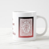 Mama Christmas Candy Canes Jumbo Tasse (Rechts)