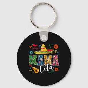 Mama Cita Cinco De Mayo Mexikanischer Sombrero Git Schlüsselanhänger