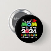 Mama CL des Abschlusses Kindergarten 2024 Button (Vorne & Hinten)