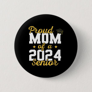 Mama Cl von 2024 Senior Graduate 2024 Senior 24 Button