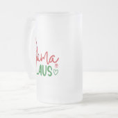 Mama Claus Christmas Design-60094 Mattglas Bierglas (Vorderseite Links)
