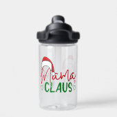 Mama Claus Christmas Design-60094 Trinkflasche (Rückseite)