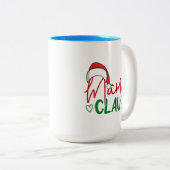 Mama Claus Christmas Design-60094 Zweifarbige Tasse (VorderseiteRechts)
