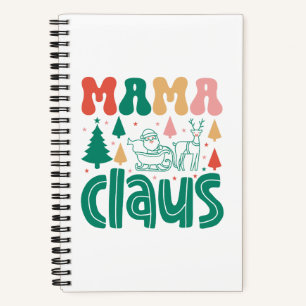 Mama Claus Christmas Design-60097 Notizblock