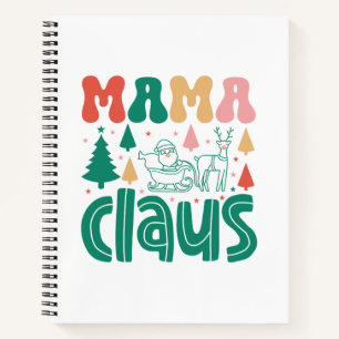 Mama Claus Christmas Design-60097 Notizblock