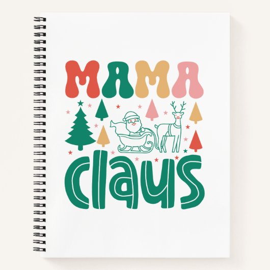 Mama Claus Christmas Design-60097 Notizblock (Vorderseite)