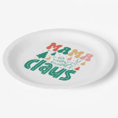 Mama Claus Christmas Design-60097 Pappteller (Schrägansicht)