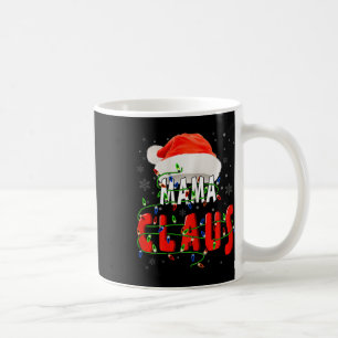 Mama Claus Christmas Pajama Familie Matching Xmas Kaffeetasse