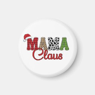 Mama Claus Kariertes Muster-60096 Magnet
