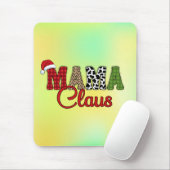 Mama Claus Kariertes Muster-60096 Mousepad (Mit Mouse)