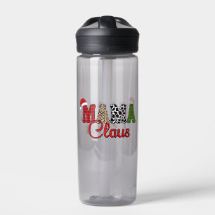 Mama Claus Kariertes Muster-60096 Trinkflasche
