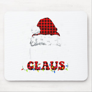 Mama Claus Lustige Weihnachtsbeleuchtung Pyjama Fa Mousepad