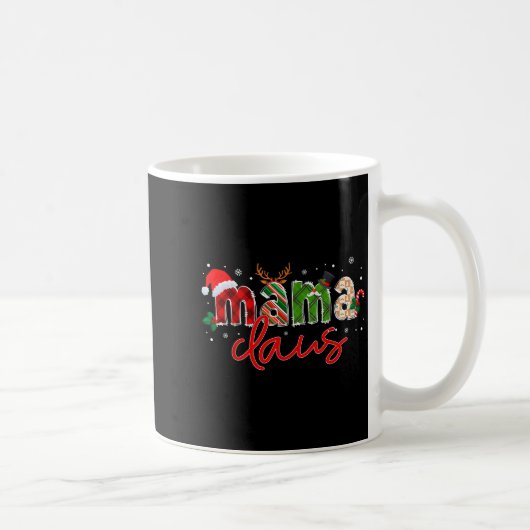 Mama Claus Santa Claus Family Matching Christmas P Kaffeetasse (Rechts)