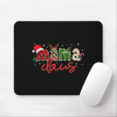 Mama Claus Santa Claus Family Matching Christmas P Mousepad (Mit Mouse)