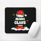 Mama Claus Santa Matching Family Christmas Lights Mousepad (Mit Mouse)