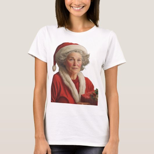 Mama Claus T-Shirt (Vorderseite)
