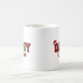 Mama Claus Weihnachten Karierter Text Design-50095 Kaffeetasse (Mittel)